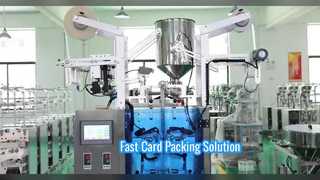 card type packing machine